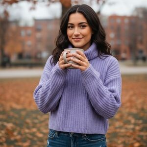 NWT Universal Thread Lavender Turtleneck Sweater
